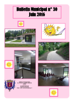 Bulletin municipal de juin 2016